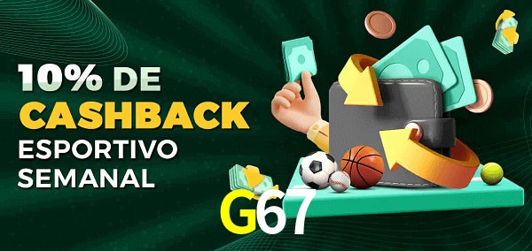 10% de bônus de cashback na G67